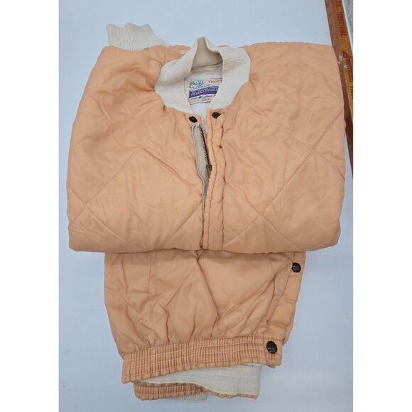Vintage Duxbak Aircel Cold Weather Quilted Jacket and pants 2 piece set Beige - Picture 1 of 13